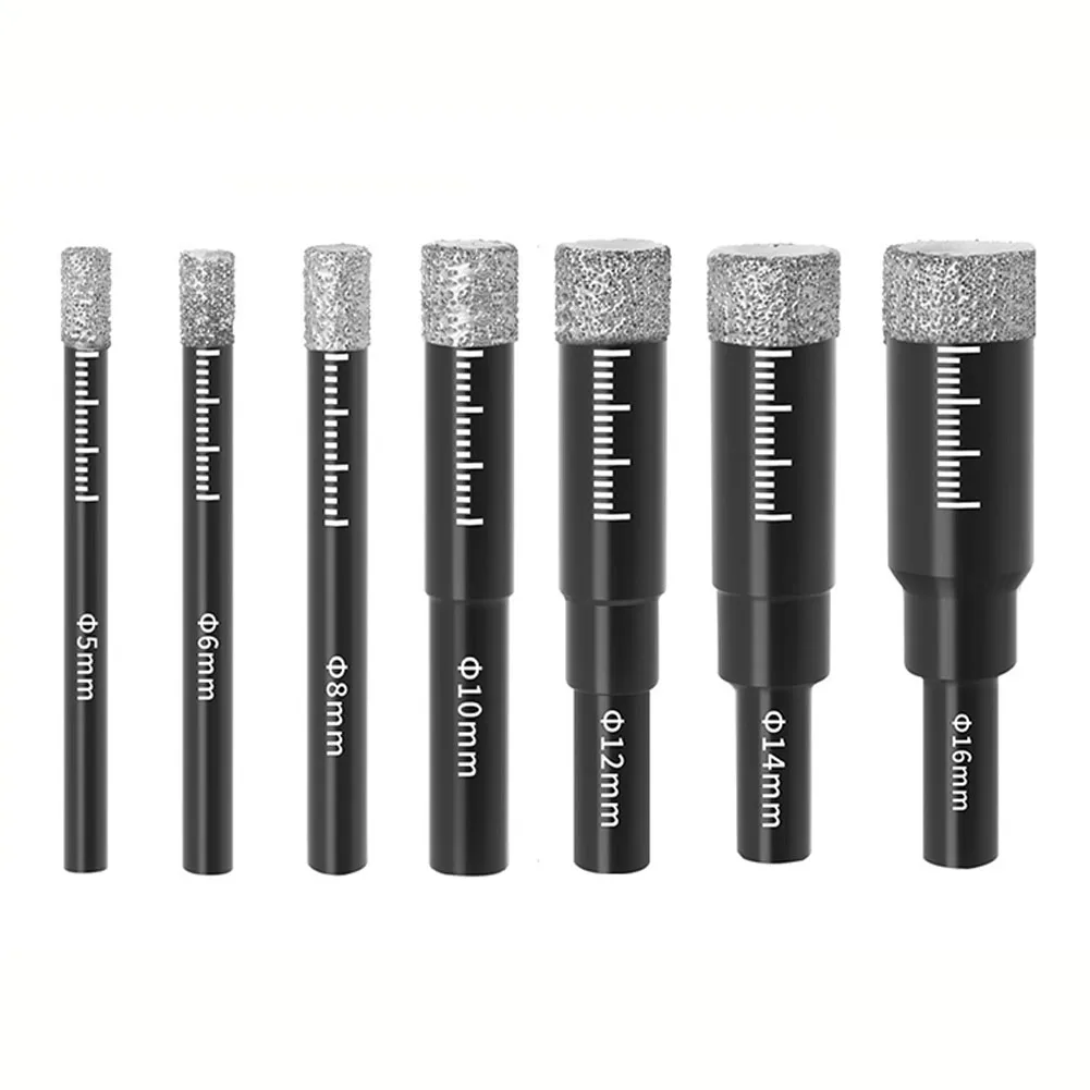 5-16mm Drill Plating Hole Opener Round Handle Dry Brazed Diamond Drill Bit Hole Saw For Marble Ceramic Concrete Tile
5-16mm Drill Plating Hole Opener Round Handle Dry Brazed Diamond Drill Bit Hole Saw For Marble Ceramic Concrete Tile