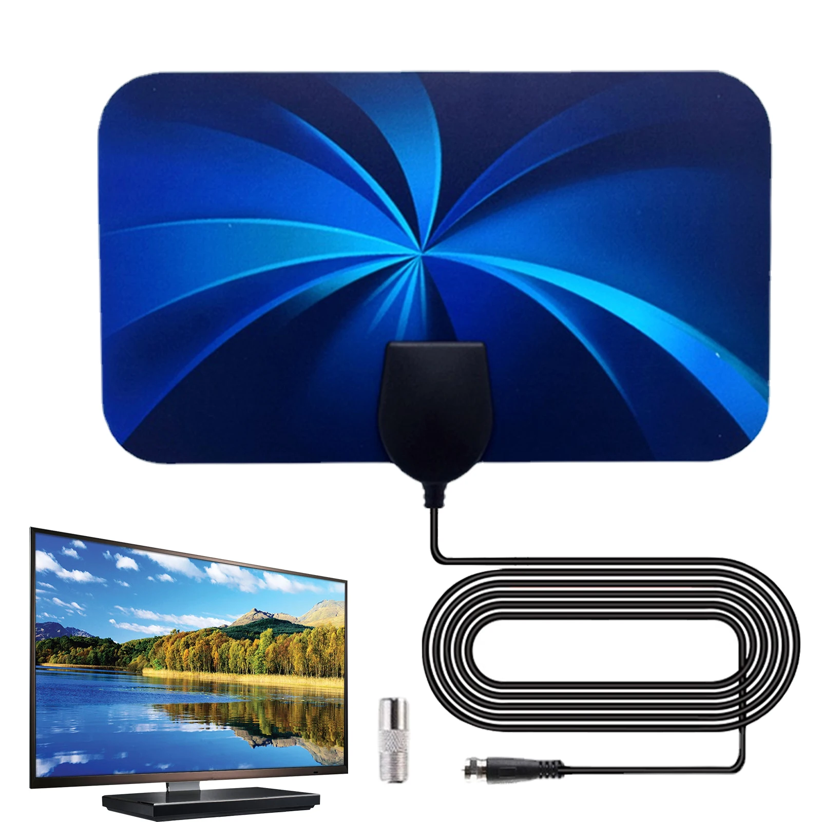 25DB High Gain Indoor Digital TV Antenna4K 1080P HDTV Antenna For DVB-T DVB-T2 500 Mile HD VHF UHF Signal Receiver Antenna
25DB High Gain Indoor Digital TV Antenna4K 1080P HDTV Antenna For DVB-T DVB-T2 500 Mile HD VHF UHF Signal Receiver Antenna