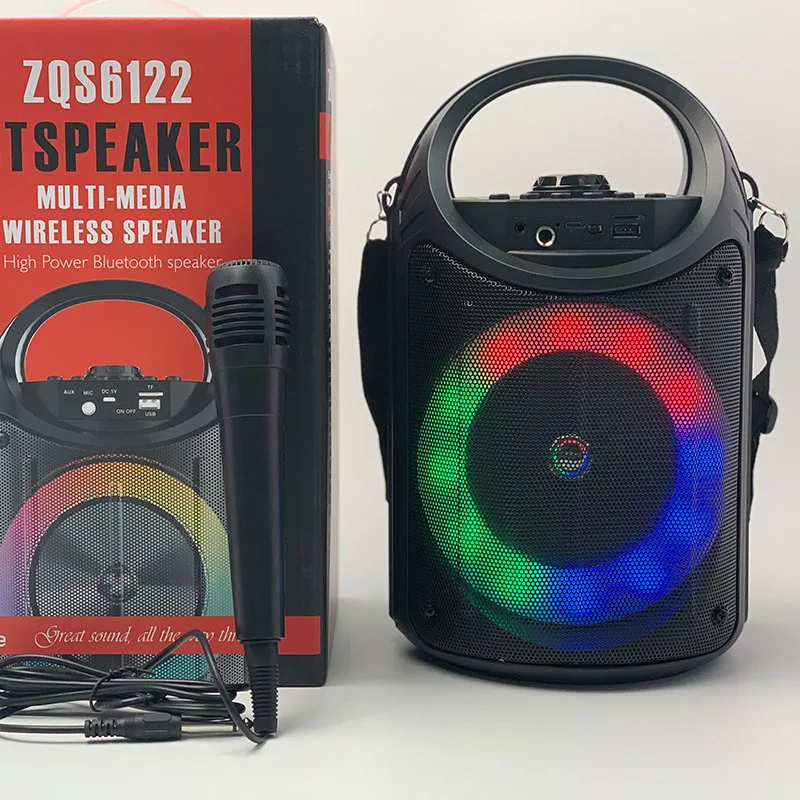 Karaoke Bluetooth Speaker Portable Wireless Column Big Power Stereo Subwoofer Bass Family Party Speakers with MicrophoneUSB TF
Karaoke Bluetooth Speaker Portable Wireless Column Big Power Stereo Subwoofer Bass Family Party Speakers with MicrophoneUSB TF