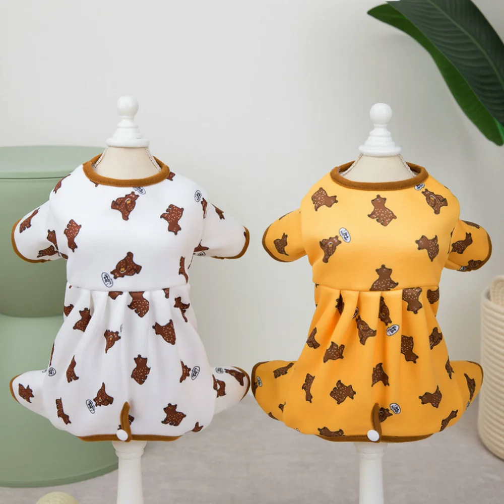 Pet Jumpsuit Autumn Winter Protect Abdomen Prevent Cold Small Dog Cat Pajamas 100%cotton Puppy Kitten Warm Clothes Poodle Yorkie
Pet Jumpsuit Autumn Winter Protect Abdomen Prevent Cold Small Dog Cat Pajamas 100%cotton Puppy Kitten Warm Clothes Poodle Yorkie