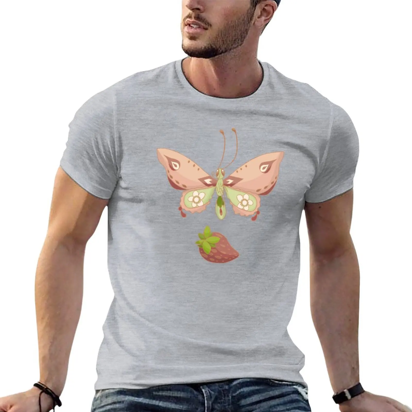 Strawberry Butterfly. Cottagecore cute kawaii butterfly T-Shirt boys animal print shirt Blouse tops mens workout shirts
Strawberry Butterfly. Cottagecore cute kawaii butterfly T-Shirt boys animal print shirt Blouse tops mens workout shirts
