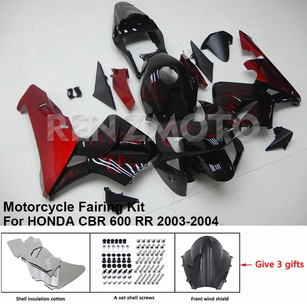 

Motorcycle Fairing Set Body Kit Plastic For Honda CBR600RR CBR600 RR CBR 600RR 2003-04 Accessories Full Bodywork Cowl H0603-109A