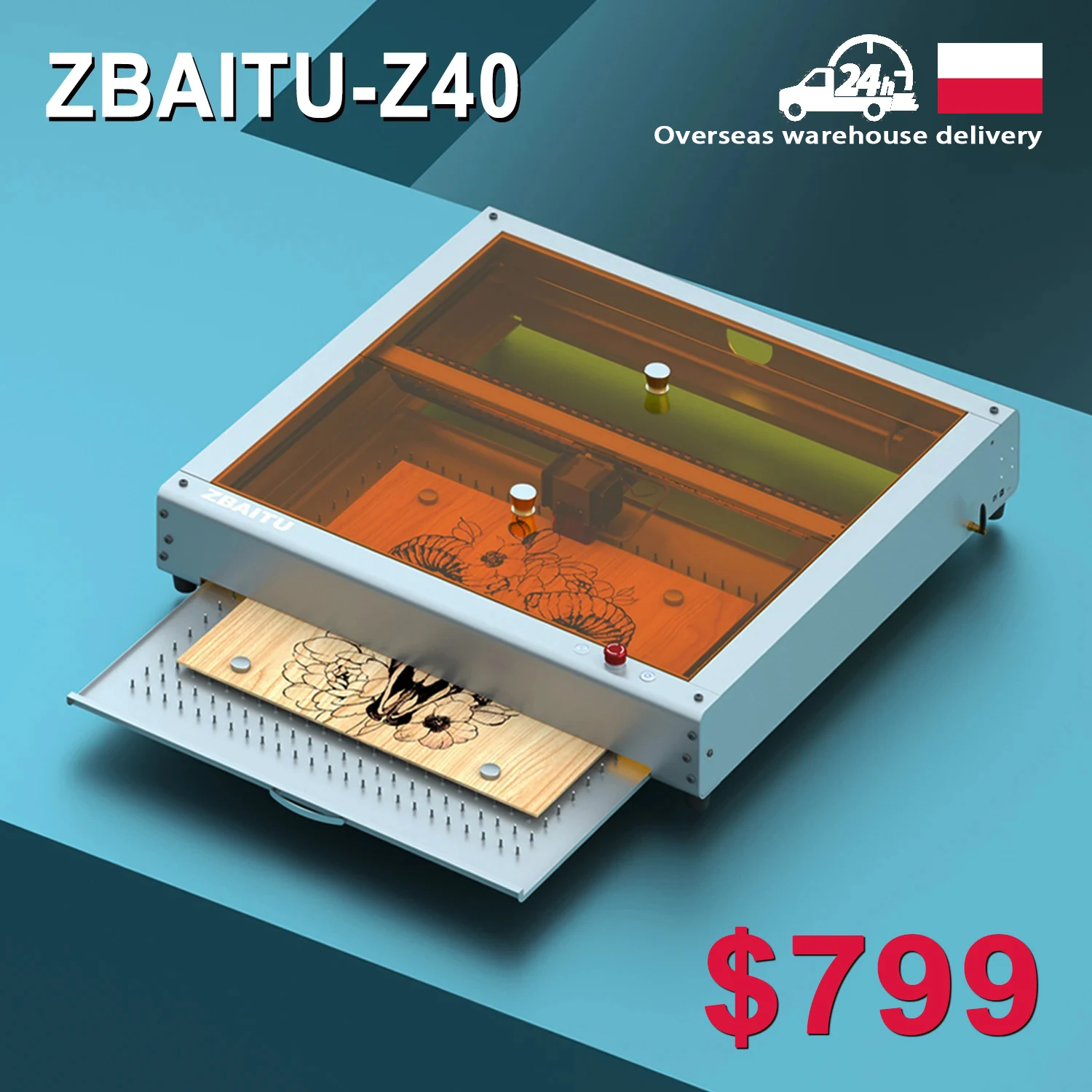 ZBAITU 130W Laser Engraver CNC Desktop Engraver Support Offline Engraving 4-in-1 Air Pump DIY Cutter Exhaust Fumes With Panels
ZBAITU 130W Laser Engraver CNC Desktop Engraver Support Offline Engraving 4-in-1 Air Pump DIY Cutter Exhaust Fumes With Panels
