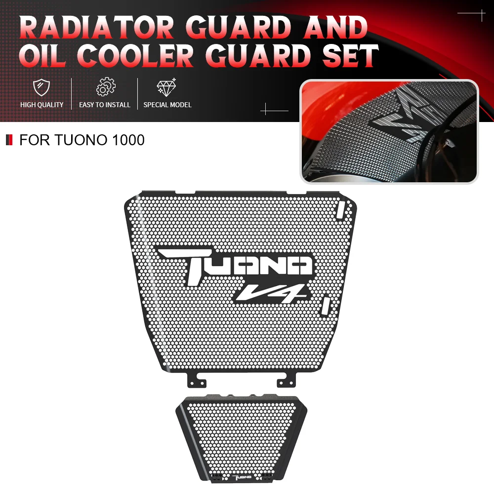 Aluminium Radiator Guard And Oil Cooler Guard Set Accessories Motorcycle For Aprilia Tuono 1000 2011-2012-2013-2014-2015
Aluminium Radiator Guard And Oil Cooler Guard Set Accessories Motorcycle For Aprilia Tuono 1000 2011-2012-2013-2014-2015