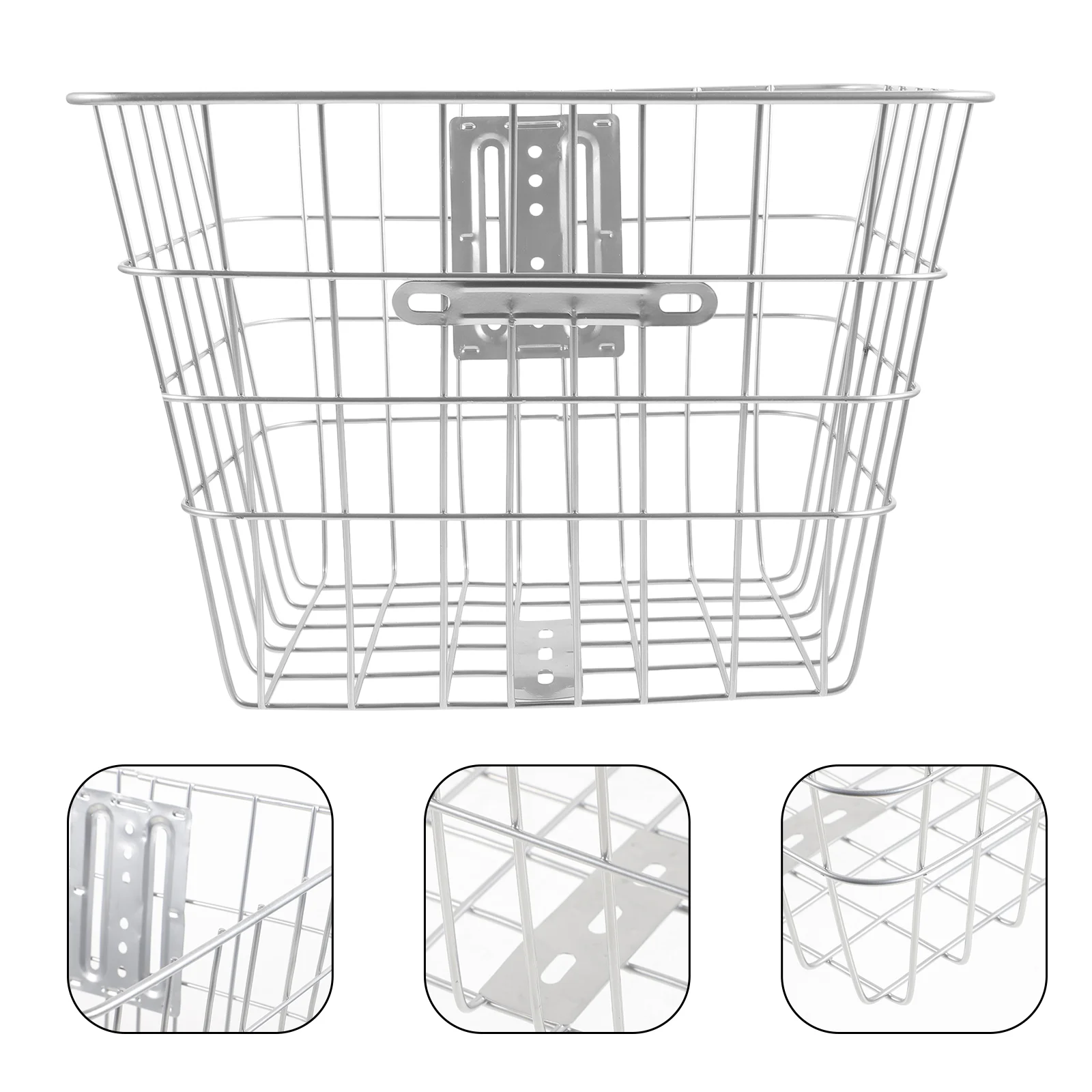 Portable Rope Buckle Bike Bicycle Accessories Iron Vegetable Basket Rear Accessory Metal 
Portable Rope Buckle Bike Bicycle Accessories Iron Vegetable Basket Rear Accessory Metal