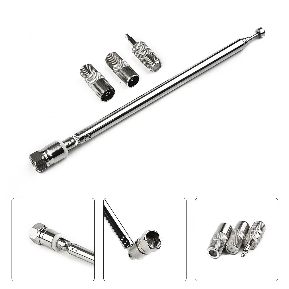 4pcs/set Telescopic DAB FM Radio Aerial Adapter HiFi AV Receiver Mini System Aerial Antenna Length 760mm 7 Sections Universal
4pcs/set Telescopic DAB FM Radio Aerial Adapter HiFi AV Receiver Mini System Aerial Antenna Length 760mm 7 Sections Universal