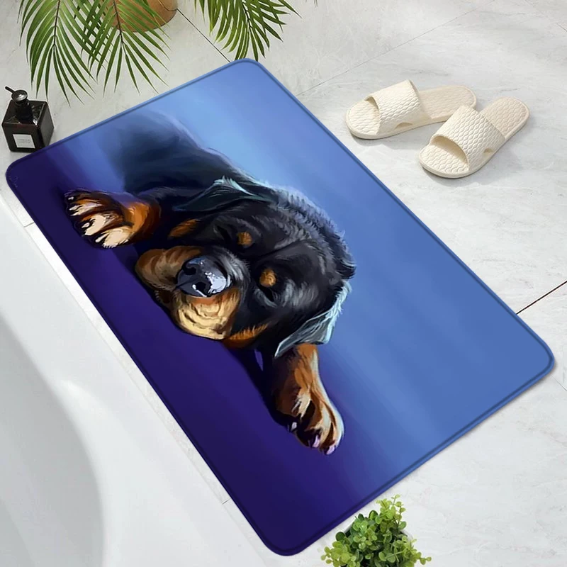 Cute Rug Rottweiler Entrance Carpet Non-slip Kitchen Mat Bath Mats Home Custom Living Room Carpets Rugs Foot Prayer Bathroom
Cute Rug Rottweiler Entrance Carpet Non-slip Kitchen Mat Bath Mats Home Custom Living Room Carpets Rugs Foot Prayer Bathroom