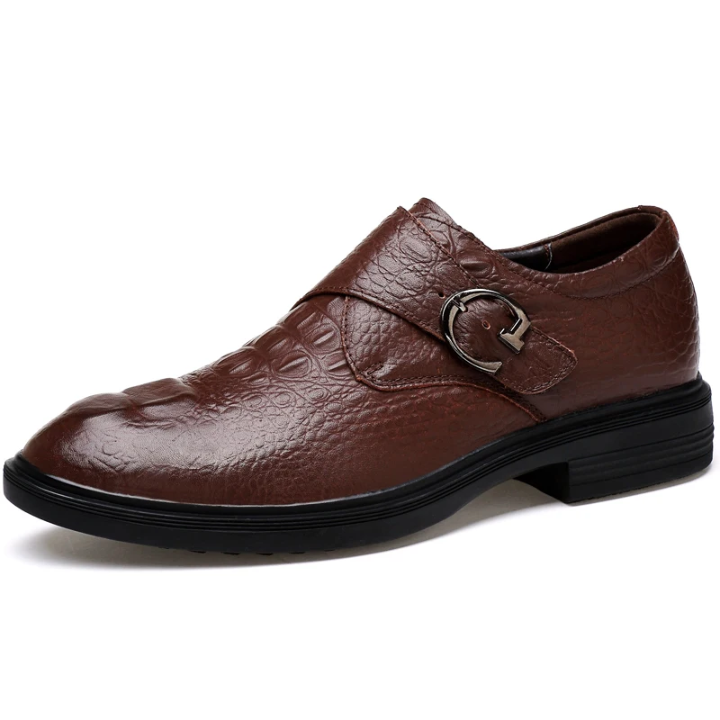 Monk Strap Slip on Genuine Leather Business Men's Shoes Handmade Dress Loafers Men Casual Shoes for Men with Buckle Big Size 49
Monk Strap Slip on Genuine Leather Business Men's Shoes Handmade Dress Loafers Men Casual Shoes for Men with Buckle Big Size 49