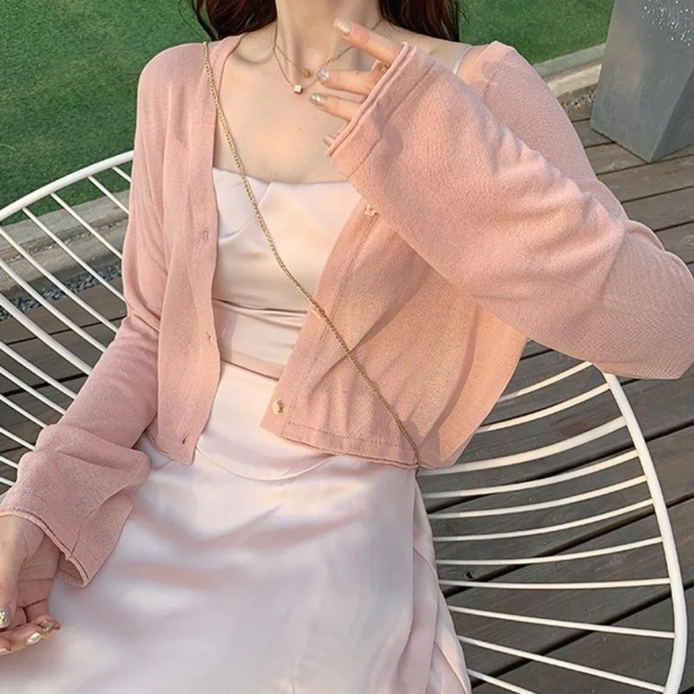 Летний вязаный кардиган Xiaoxiangfeng, Модная тонкая Солнцезащитная одежда, Пляжная Милая Повседневная Блузка для отпуска
Летний вязаный кардиган Xiaoxiangfeng, Модная тонкая Солнцезащитная одежда, Пляжная Милая Повседневная Блузка для отпуска