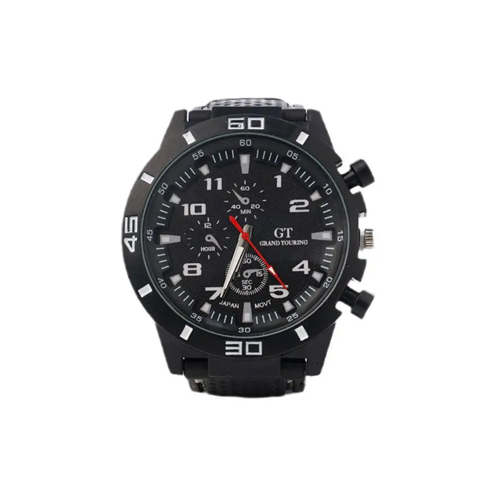 

Men's Fashion Watch Sports Big Dial Calendar Date Watches Silicone Strap Casual Wrist Watch Luxury Business Men Watch