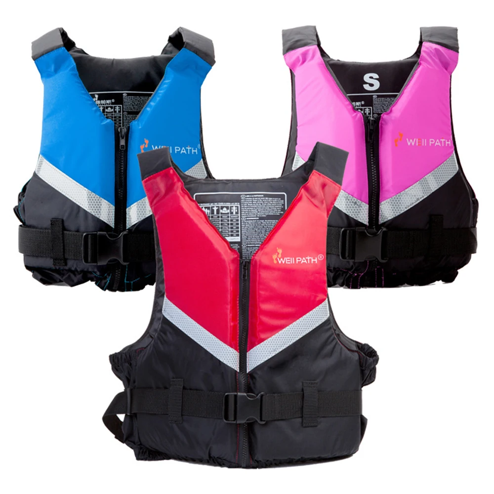 

New Adult Lifejacket Portable Swimming Kayak Buoyant Vest Water Sports Safety Surfing Sailboat Fishing Reflective Lifejacket