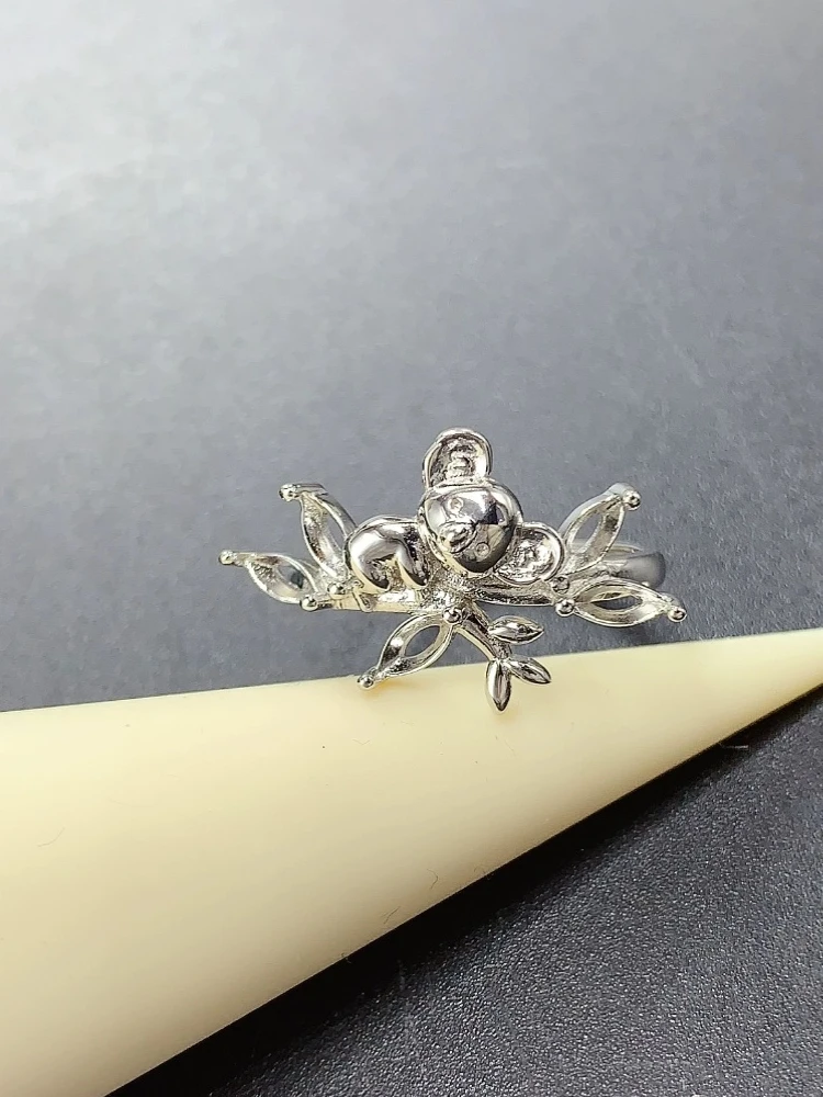 Jewelry Findings S925 Sterling Silver Marquise 2.5 * 5 Koala Design Ring Blank Ring Settings Ring Bases for Jewelry Making
Jewelry Findings S925 Sterling Silver Marquise 2.5 * 5 Koala Design Ring Blank Ring Settings Ring Bases for Jewelry Making