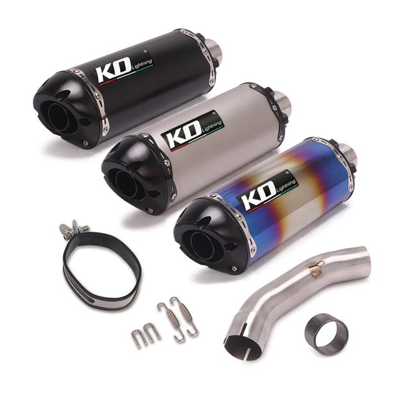 

Slip-On Exhaust System Muffler Tail Pipe DB Killer Mid Connect Link Tube Modified For DUKE 250 390 RC390 250ADV 390ADV 2021 2022