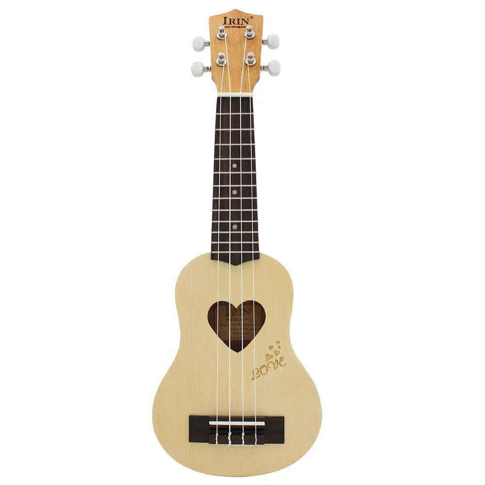 

Укулеле в форме сердца, 17 дюймов, 4 струны, гавайская гитара, мини-гитара, музыкальный подарок для пар, инструмент с сумкой для подарка
