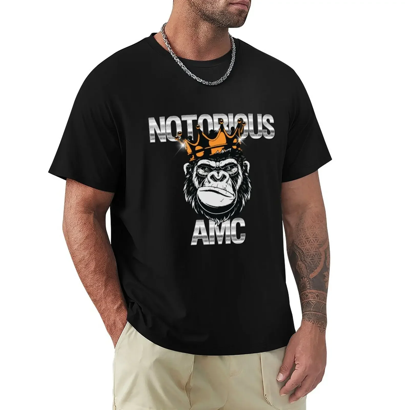 

Notorious AMC T-Shirt sweat funnys oversizeds mens graphic t-shirts hip hop