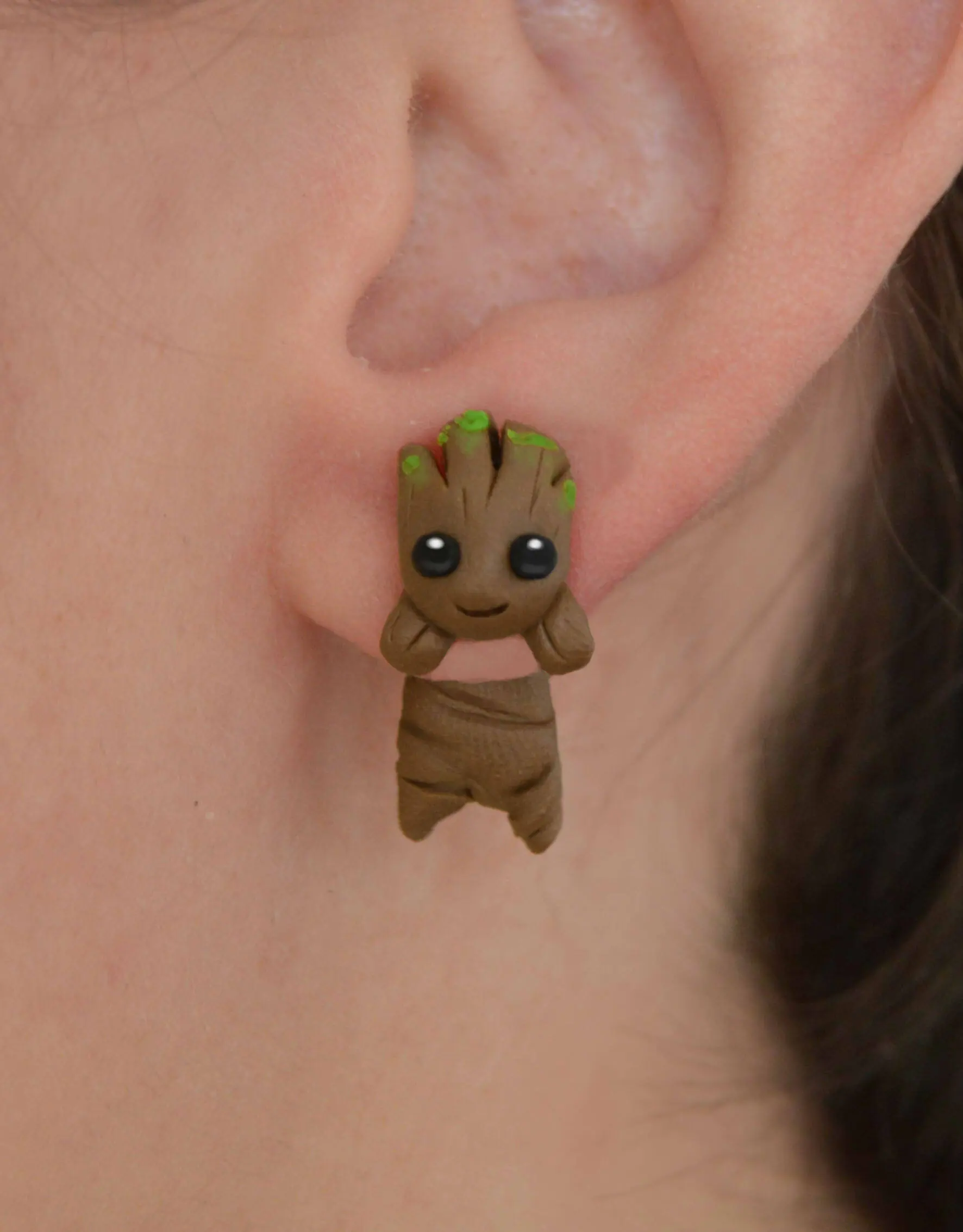 TTPAIAI 30 Brand Handmade Polymer Clay Cute Groot Stud Earrings Fashion 3D Animal Earrings For Women Jewelry Girl Kid Gift
TTPAIAI 30 Brand Handmade Polymer Clay Cute Groot Stud Earrings Fashion 3D Animal Earrings For Women Jewelry Girl Kid Gift