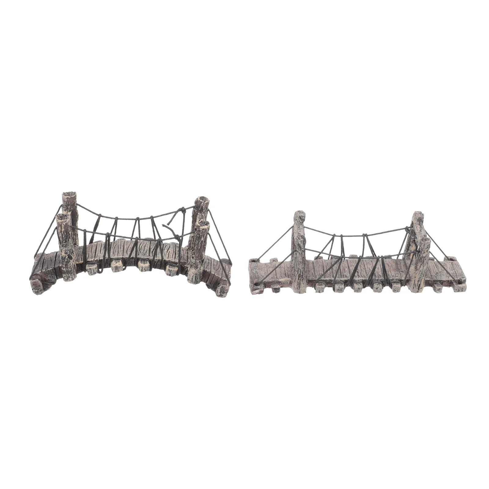 2 Pcs Resin Suspension Bridge Balcony Ornament Small Model Micro Landscape Adornments Shape DIY Bonsai Shaped Garden Decor
2 Pcs Resin Suspension Bridge Balcony Ornament Small Model Micro Landscape Adornments Shape DIY Bonsai Shaped Garden Decor