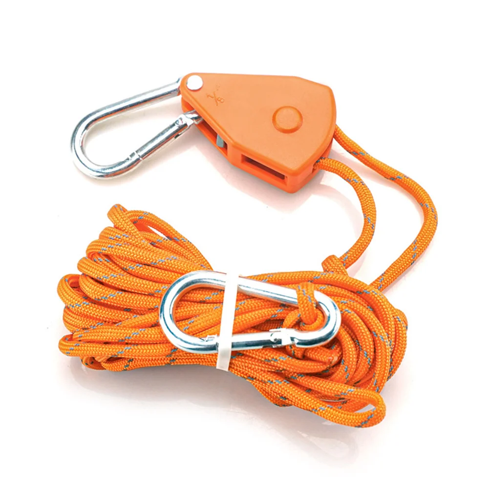 2022 Brand New Rope Buckle 4/5M Hanging For Tent Hook Camping Lifting Pulley Rope Ratchet Hanger Tent Grow Plant
2022 Brand New Rope Buckle 4/5M Hanging For Tent Hook Camping Lifting Pulley Rope Ratchet Hanger Tent Grow Plant