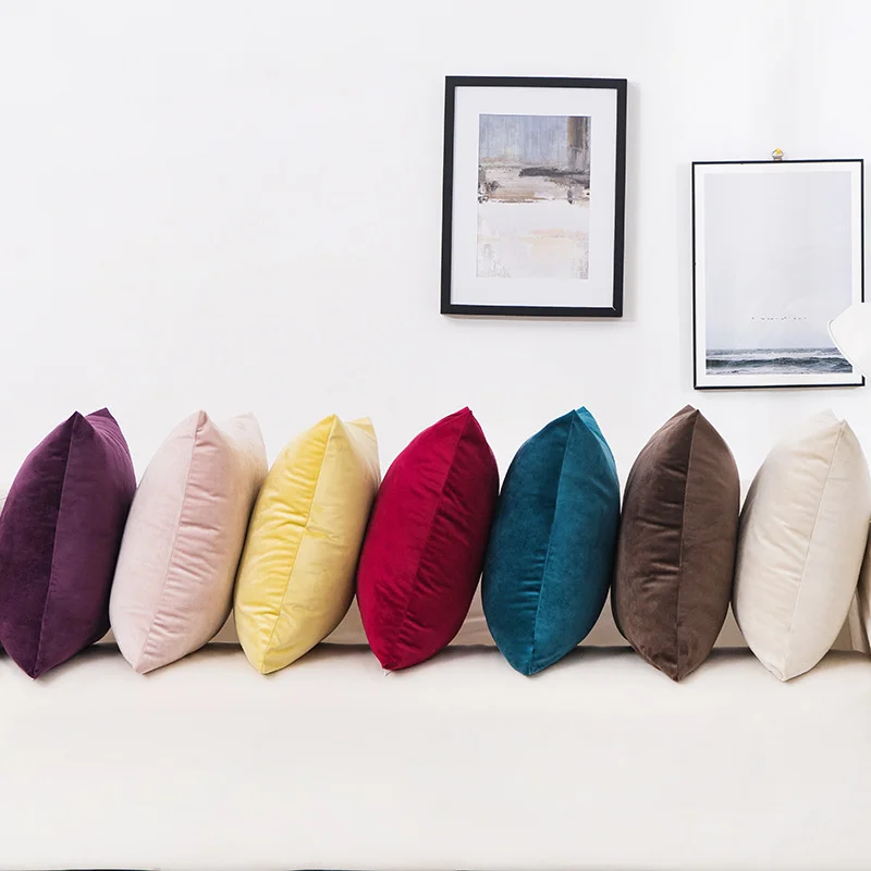 Velvet Luxury Cushion Cover 45x45cm Pillow Cover Pillow Case Yellow Pink Gray Home Decorative Sofa Throw Cushion Cover 50x50CM
Velvet Luxury Cushion Cover 45x45cm Pillow Cover Pillow Case Yellow Pink Gray Home Decorative Sofa Throw Cushion Cover 50x50CM