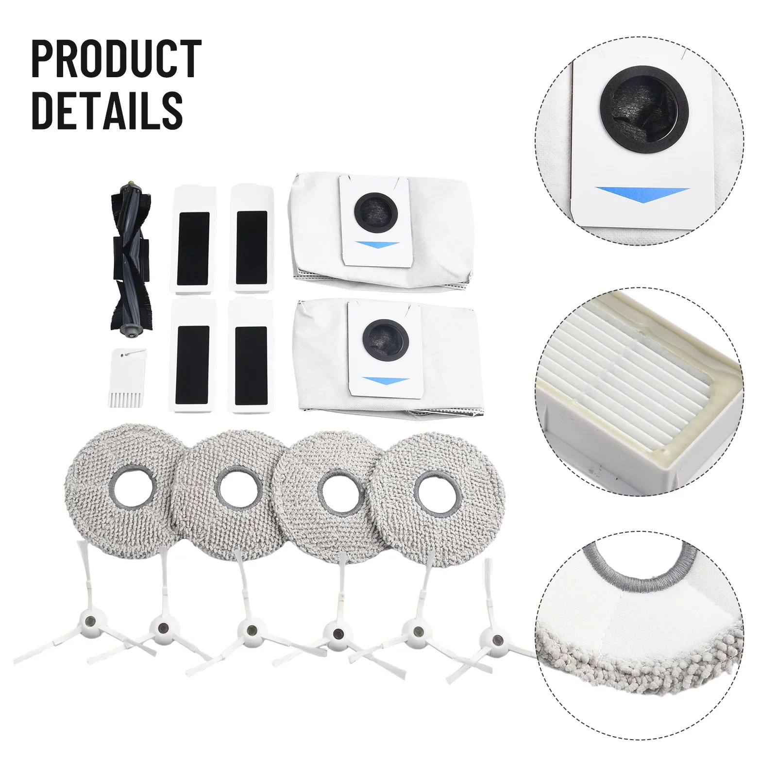 For ECOVACS For Deebot T20 Accessories Robot Vacuum Cleaner Parts Dust Bag Filter Main Side Brush Mop Dustbin
For ECOVACS For Deebot T20 Accessories Robot Vacuum Cleaner Parts Dust Bag Filter Main Side Brush Mop Dustbin