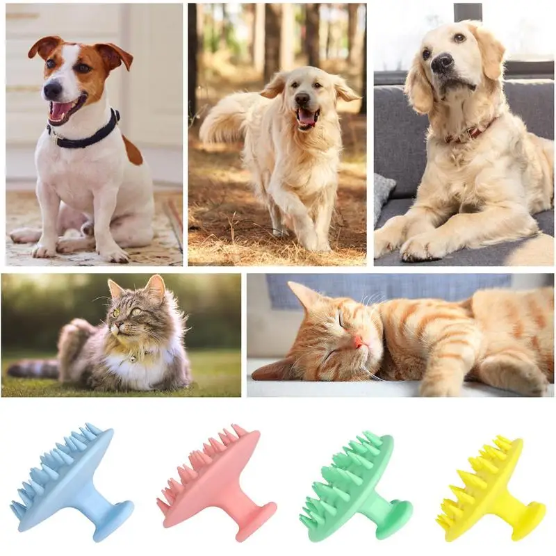 Soft Bathroom Puppy Big Dog Cat Bath Comb Massage Bathing Shower Brush Soft Safety Silicone Pet Accessories For Dog Cat Products
Soft Bathroom Puppy Big Dog Cat Bath Comb Massage Bathing Shower Brush Soft Safety Silicone Pet Accessories For Dog Cat Products