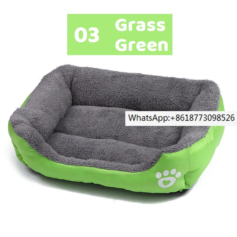 

19Colors Large Pet Cat Dog Bed Warm Cozy Dog House Soft Fleece Nest Dog Baskets Mat Waterproof Kennel Chew Proof Dog Bed