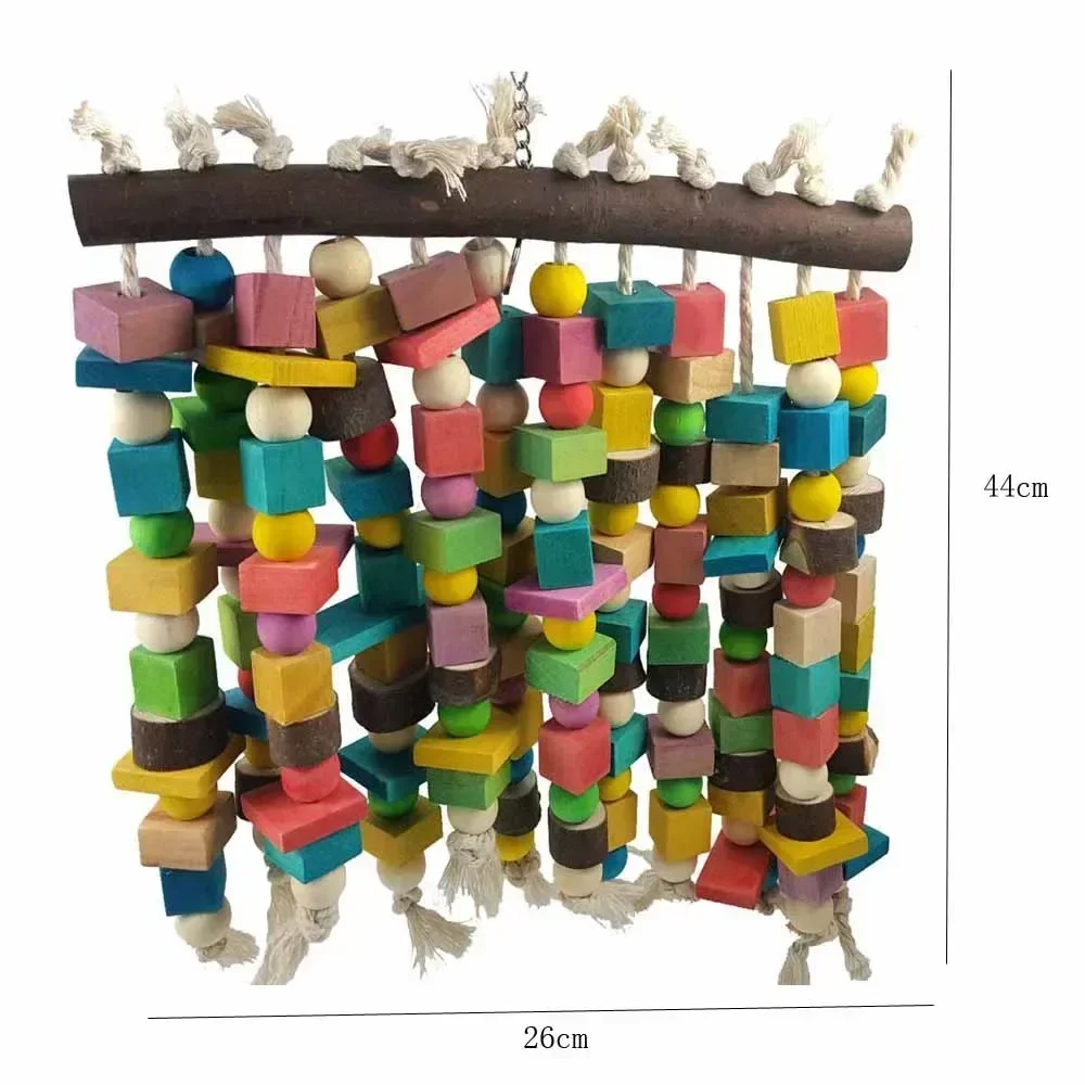 Parrots Large Toy Toys Bird Cokatoos Chewing Climb African Natural Parrot Macaws ,multicolored Wooden For
Parrots Large Toy Toys Bird Cokatoos Chewing Climb African Natural Parrot Macaws ,multicolored Wooden For