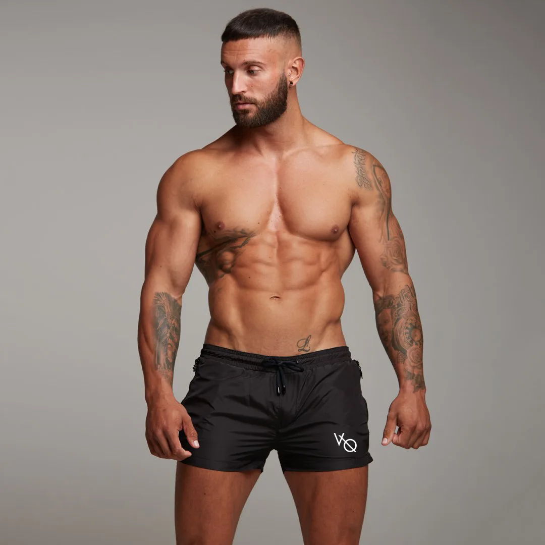 

Men'S Sports Drawstring Pocket Shorts Muscle Fitness Running Training Shorts Compression Workout Shorts Quick Dry Sportswear