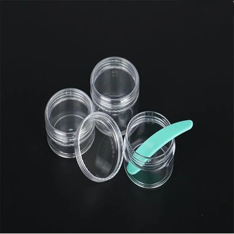 50pcs 3g/5g/10g/15g/20g Empty Plastic Cosmetic Makeup Jar Pots Transparent Sample Bottles Eyeshadow Cream Lip Balm Container
50pcs 3g/5g/10g/15g/20g Empty Plastic Cosmetic Makeup Jar Pots Transparent Sample Bottles Eyeshadow Cream Lip Balm Container