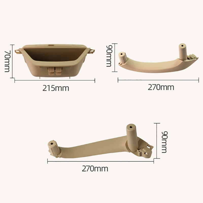 For BMW X3 X4 F25 F26 2010-2017 Car Inner Left / Right Handle Interior Door Panel Pull Cover Connector Decoration Accessories
For BMW X3 X4 F25 F26 2010-2017 Car Inner Left / Right Handle Interior Door Panel Pull Cover Connector Decoration Accessories