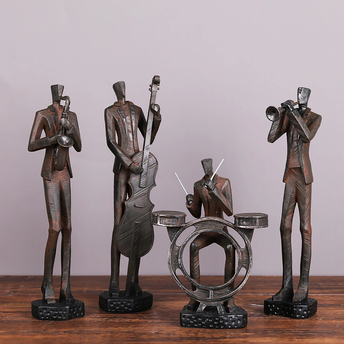 Industrial Style Figurines Band Musician Ornament Neo Modern Decoration Home Decorative Articles Hotel Club Furnishing
Industrial Style Figurines Band Musician Ornament Neo Modern Decoration Home Decorative Articles Hotel Club Furnishing