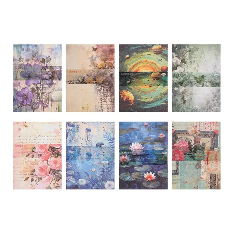 8 Set Of Vintage Material Paper Books DIY Scrapbooking Diary Album Background Paper Journal Supplies, 800 Sheet In Total Durable
8 Set Of Vintage Material Paper Books DIY Scrapbooking Diary Album Background Paper Journal Supplies, 800 Sheet In Total Durable
