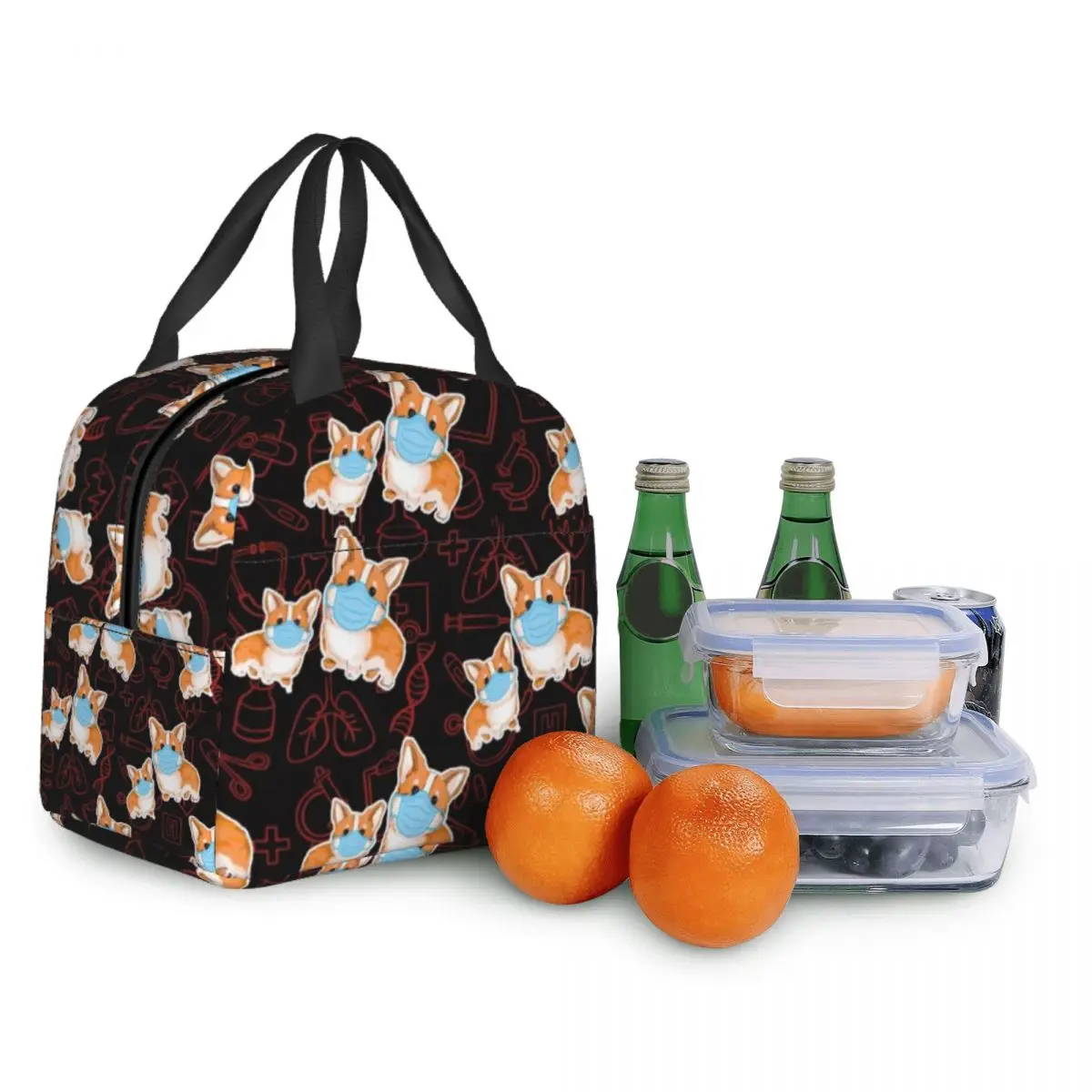 Cute Corgi Printing Lunch Bag Cooler Tote Portable Insulated Box Thermal Cold Food Container School Picnic For Men Women Kids
Cute Corgi Printing Lunch Bag Cooler Tote Portable Insulated Box Thermal Cold Food Container School Picnic For Men Women Kids
