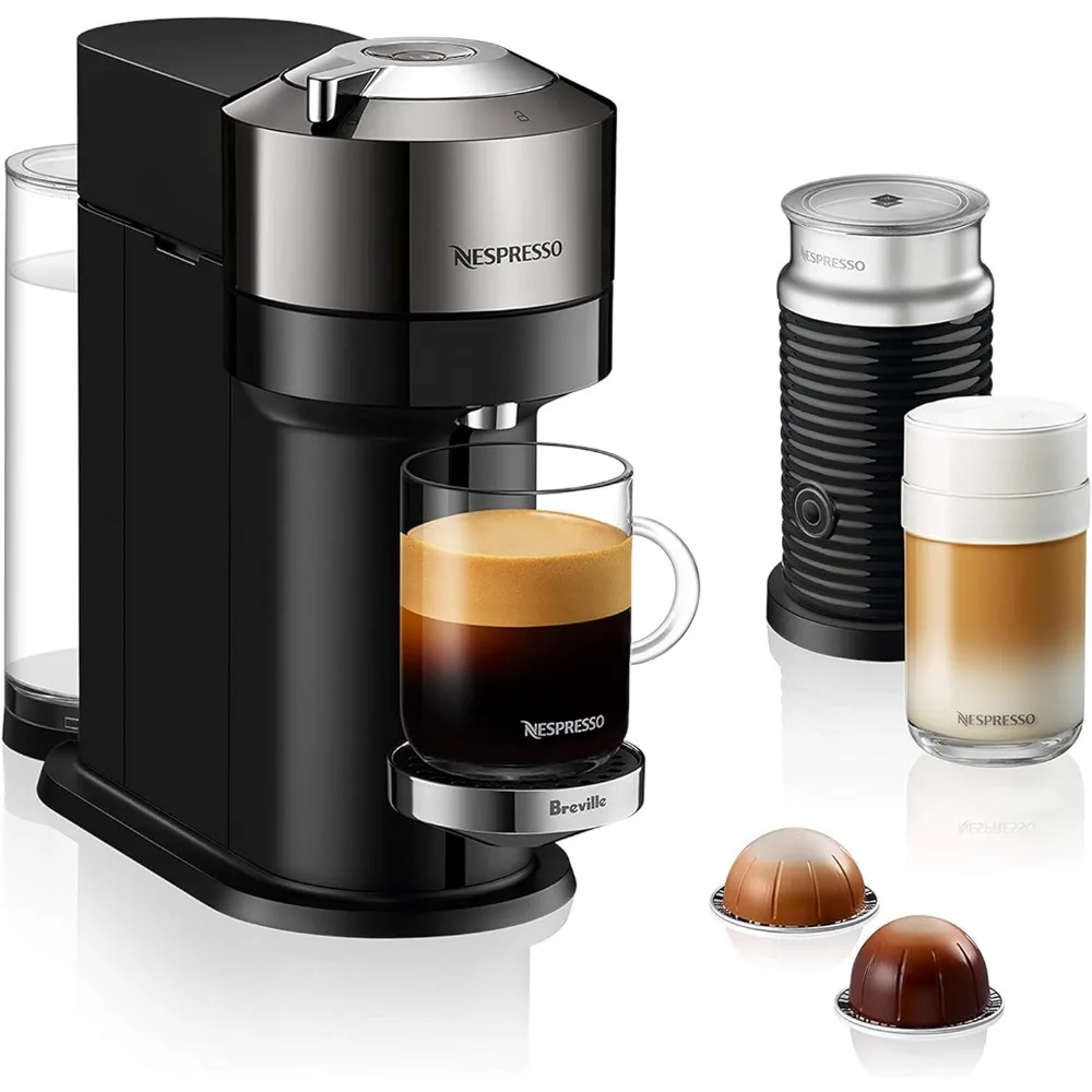 

Экспрессо-Кофеварка, с капучинатором для молока, черная, для приготовления многостильного кофе, управление одним нажатием, Капсульная кофемашина