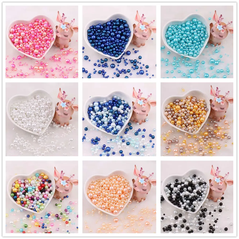 3mm-10mm Mix Size 20g 39 Color Pearl Wtraight Holes Round Imitation Plastic Pearl Beads For Needlework & Jewelry Making
3mm-10mm Mix Size 20g 39 Color Pearl Wtraight Holes Round Imitation Plastic Pearl Beads For Needlework & Jewelry Making