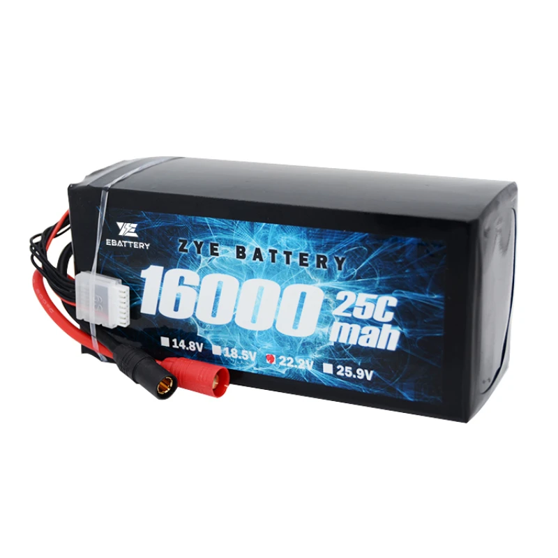 Ebattery 6s 22,2 V 16000 20000 22000 mah 25C rc lipo аккумулятор, перезаряжаемые батареи для дрона uav
Ebattery 6s 22,2 V 16000 20000 22000 mah 25C rc lipo аккумулятор, перезаряжаемые батареи для дрона uav