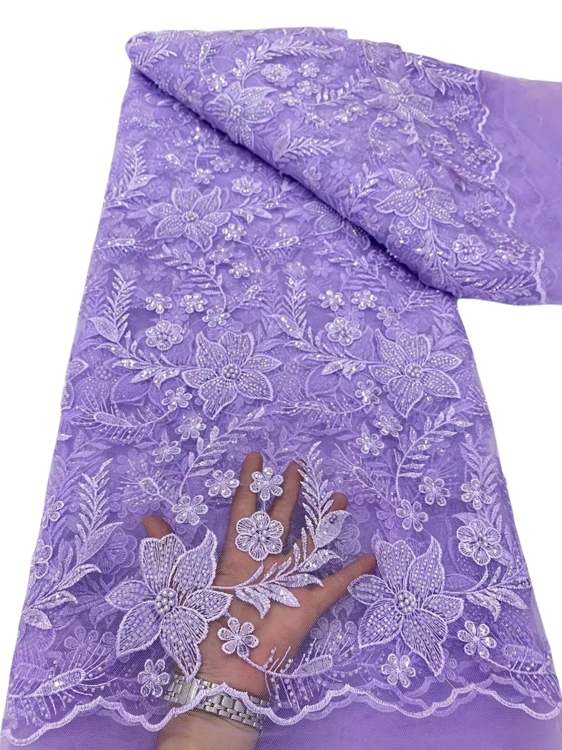 YQOINFKS African Bridal Dress French Sequins Net Tulle Lace Luxury Beaded Embroidery Fabric Wedding Party 5 Yards 2023 YQ-9026
YQOINFKS African Bridal Dress French Sequins Net Tulle Lace Luxury Beaded Embroidery Fabric Wedding Party 5 Yards 2023 YQ-9026
