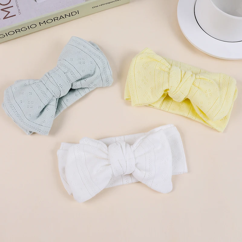 Bowknot Turban Baby Girl Knitted Hairband Candy Color Headband Children Hollow Bandage Cute Hair Accessories Toddler Head Band
Bowknot Turban Baby Girl Knitted Hairband Candy Color Headband Children Hollow Bandage Cute Hair Accessories Toddler Head Band