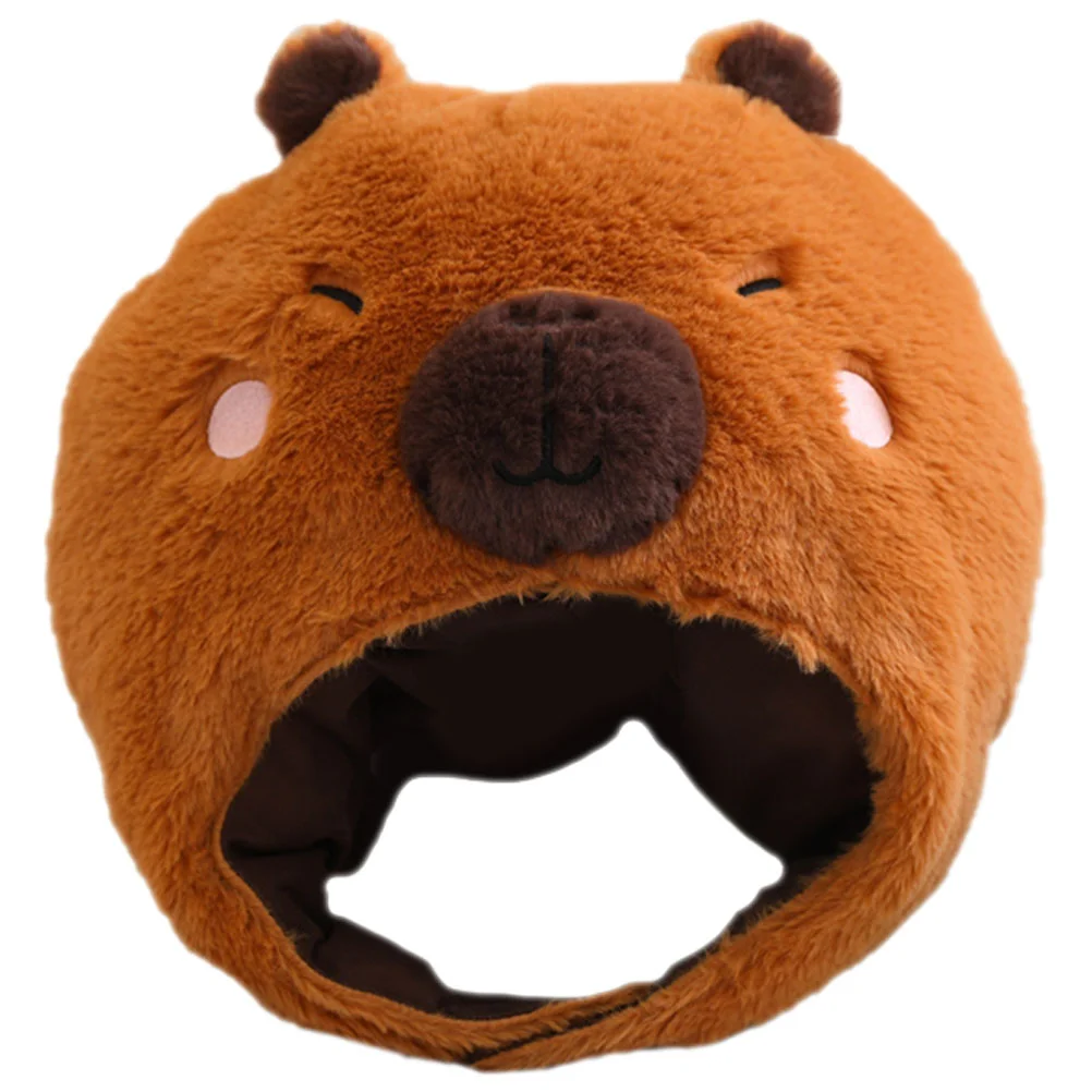 Animal Head Mask Capybara Animal Hat Plush Capybara Cap Cartoon Doll Headwear Stuffed Rodent Hat Christmas Party Cosplay Costume
Animal Head Mask Capybara Animal Hat Plush Capybara Cap Cartoon Doll Headwear Stuffed Rodent Hat Christmas Party Cosplay Costume