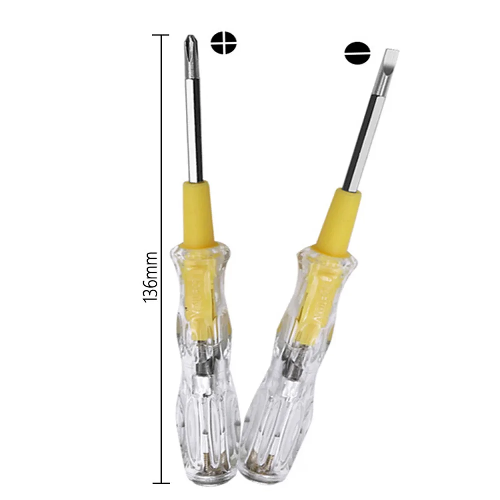 1 Pcs LED Electric Test Tester Pen100-500V Screwdriver Multifunctional Test Pencil Electrician Maintenance Worker
1 Pcs LED Electric Test Tester Pen100-500V Screwdriver Multifunctional Test Pencil Electrician Maintenance Worker