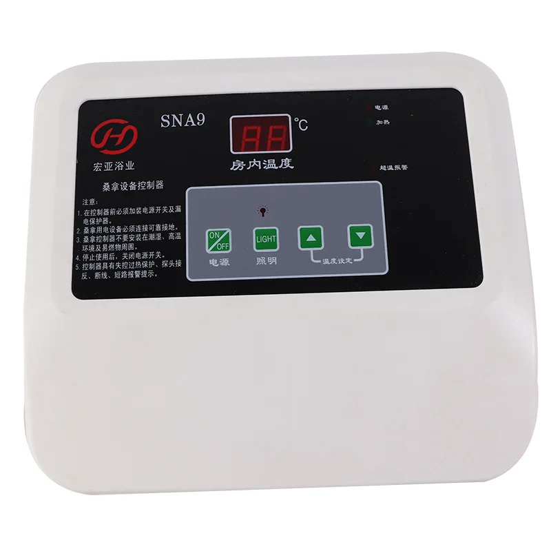 Intelligent sauna room thermostat dry steam furnace sauna furnace external controller 9KW-18KW high power temperature control
Intelligent sauna room thermostat dry steam furnace sauna furnace external controller 9KW-18KW high power temperature control