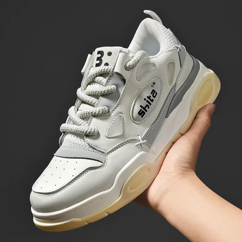 Retro Skateboarding Shoes Men Uninsex Leather Skateboard Sneakers Women Trend Street Casual Sneakers High-quality Walking Shoes
Retro Skateboarding Shoes Men Uninsex Leather Skateboard Sneakers Women Trend Street Casual Sneakers High-quality Walking Shoes