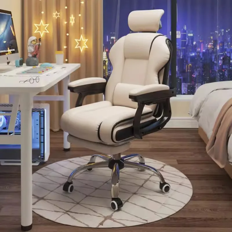 

Armchair Office Chair Computer Swivel Bedroom Work Leather Office Chairs Sofas Kneeling Silla De Escritorio Home Furniture