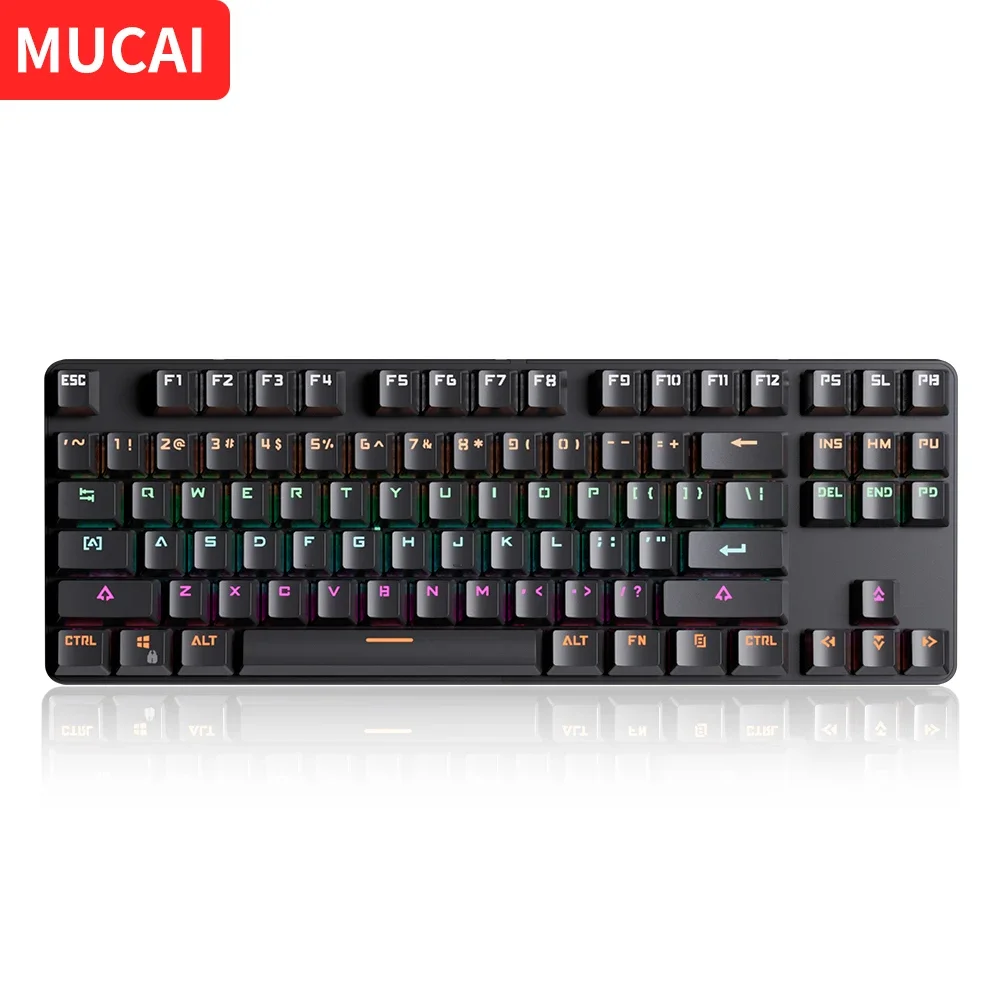 Игровая Механическая USB клавиатура MUCAI MK870, красный переключатель, 87 клавиш, RGB подсветка, поддержка замены, проводной съемный кабель
Игровая Механическая USB клавиатура MUCAI MK870, красный переключатель, 87 клавиш, RGB подсветка, поддержка замены, проводной съемный кабель
