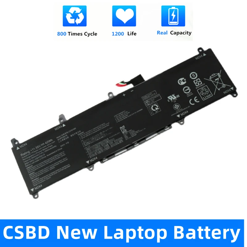 CSBD New C31N1806 3ICP5/58/57 Laptop Battery For Asus VivoBook S13 S330FA-EY001T S330UA S330UN-EY011 X330UA ADOL13F 11.55V 42WH
CSBD New C31N1806 3ICP5/58/57 Laptop Battery For Asus VivoBook S13 S330FA-EY001T S330UA S330UN-EY011 X330UA ADOL13F 11.55V 42WH