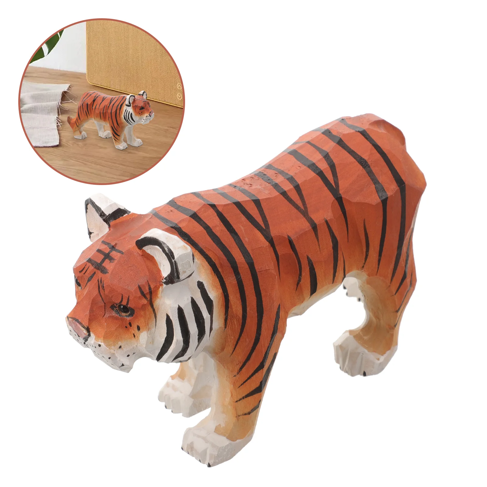 Small Animals Desktop Ornaments Child Christmas Crafts Wood Tiger Sculpture Wooden Decor
Small Animals Desktop Ornaments Child Christmas Crafts Wood Tiger Sculpture Wooden Decor