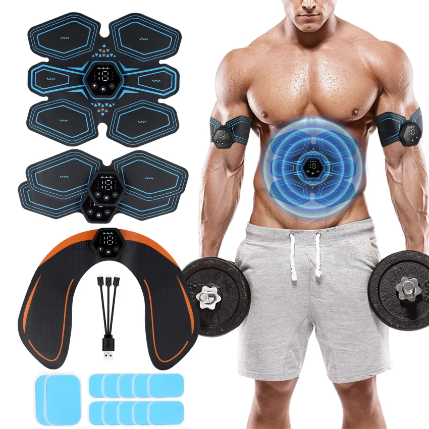 Muscle Electrostimulator, Electrostimulation Abdominal Belt, 6 Modes and 19 Intensities, Rechargeable via USB,
Muscle Electrostimulator, Electrostimulation Abdominal Belt, 6 Modes and 19 Intensities, Rechargeable via USB,