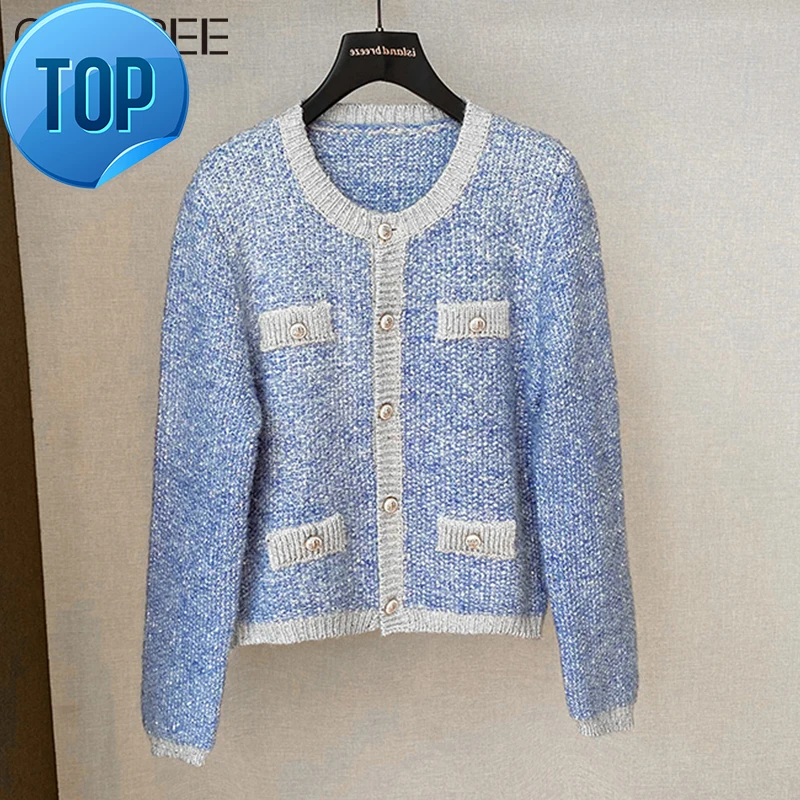 Cardigan White Pink Women Blue 2023 Korean Fashion O-neck Long Sleeve Knitted Sweater Mujer Autumn Winter Clothes Coat
Cardigan White Pink Women Blue 2023 Korean Fashion O-neck Long Sleeve Knitted Sweater Mujer Autumn Winter Clothes Coat