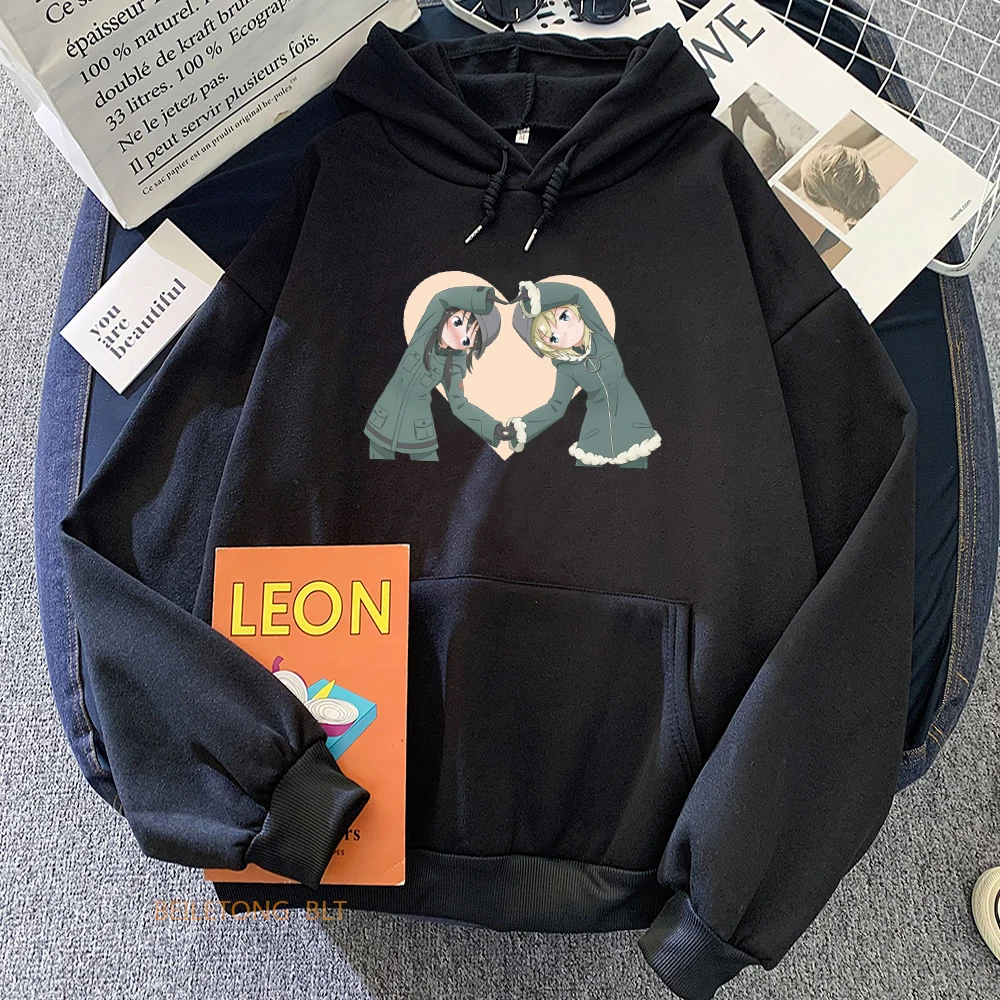 Shoujo Shuumatsu Ryokou Girls' Last Tour Anime Hoodie WOMEN Fashion Kawaii/Cute Cartoon Long-sleeved Sweatshirt Sense of Design
Shoujo Shuumatsu Ryokou Girls' Last Tour Anime Hoodie WOMEN Fashion Kawaii/Cute Cartoon Long-sleeved Sweatshirt Sense of Design
