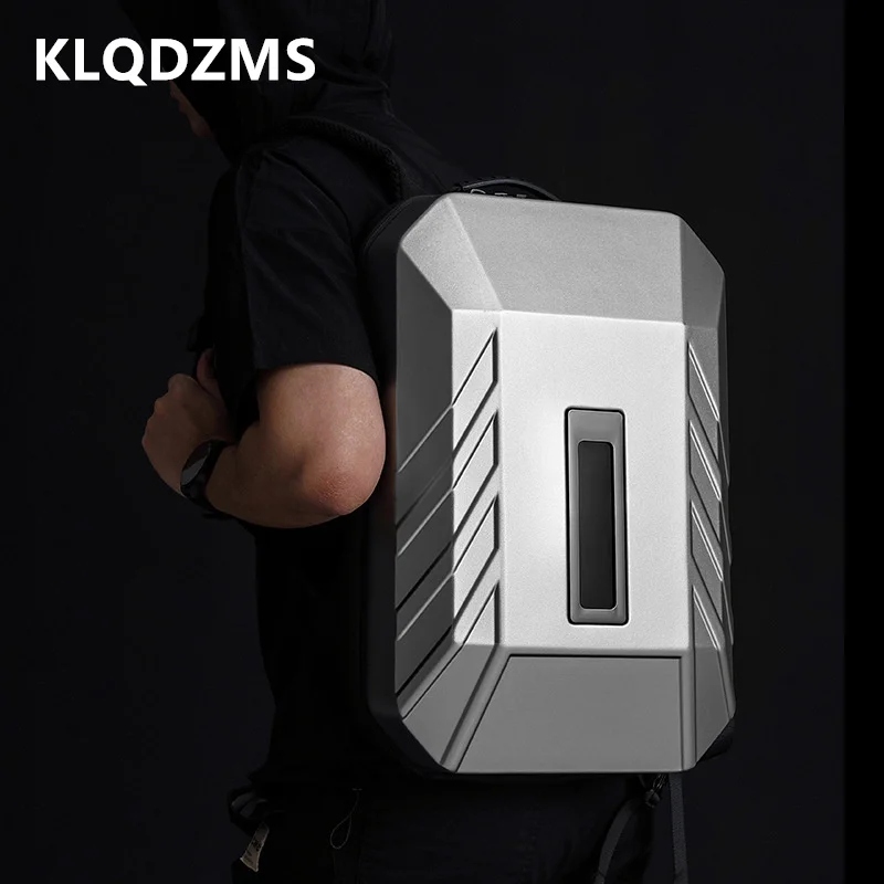 Рюкзак KLQDZMS для мужчин и женщин, жесткая деловая сумка для ноутбука из поликарбоната со светодиодной подсветкой, дорожные сумки с USB-зарядкой
Рюкзак KLQDZMS для мужчин и женщин, жесткая деловая сумка для ноутбука из поликарбоната со светодиодной подсветкой, дорожные сумки с USB-зарядкой